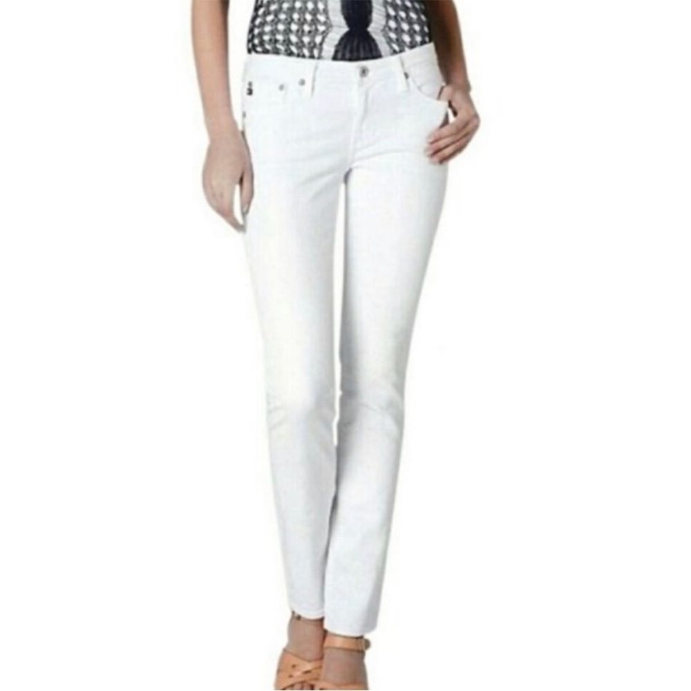 Ag Adriano Goldschmied White Skinny Jeans